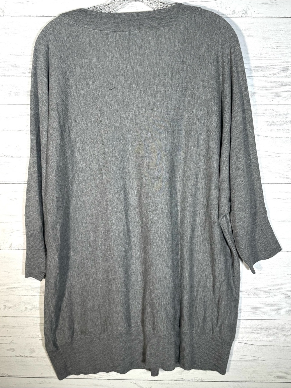 Torrid Gray Dolman Sleeve Embroidered Skull Sweater Women Plus Sz 3X - Picture 6 of 6